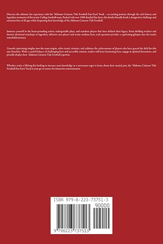 Alabama Crimson Tide Football Fun Facts