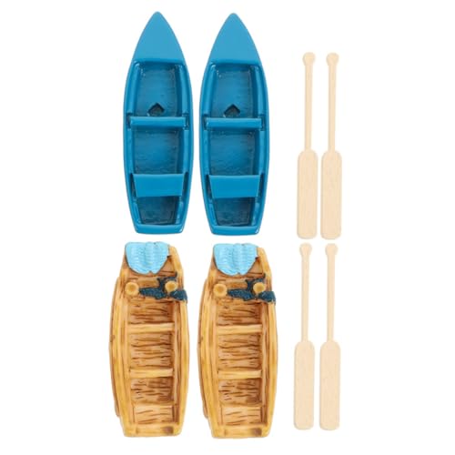 ifundom 1 Juego Modelo de costero Casas decoración del océano kayac Juguete Praia acessorios Adornos Decorativos maqueta en Miniatura Kit de decoración de Mini Madera