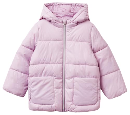 Veste aubergine Benetton 5 ans blouson mi saison chaud fille garçon
