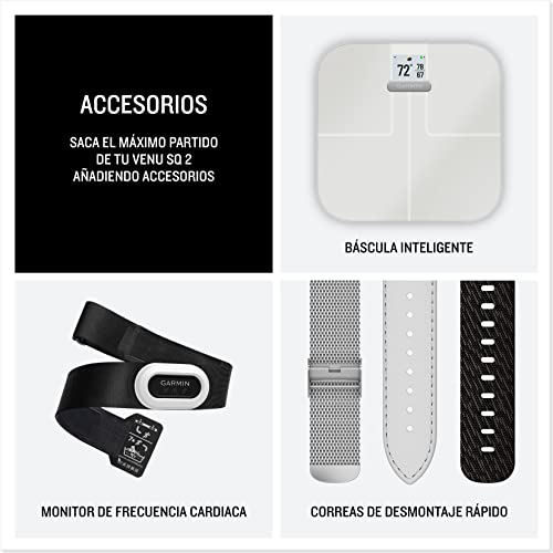 Garmin Smartwatch con GPS, Blanco, Talla única