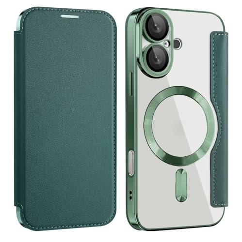 Étui portefeuille iPhone 16 Plus anti-piratage RFID antichoc 6.7