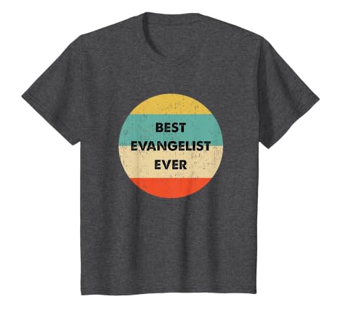 Evangelist T-Shirt, Youth, Dark Heather Grey, Large