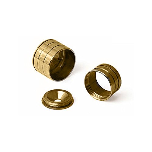 WOLFPACK LINEA PROFESIONAL Soporte Barra Armario A Pared Ø 12 mm. Enchufe Laton Niquel (Cromada)