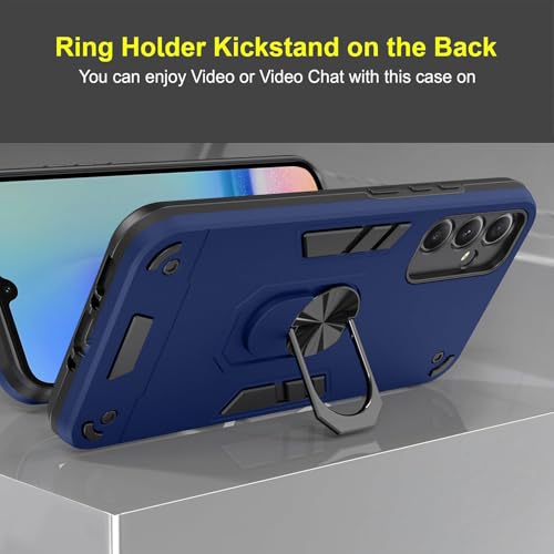 Image of amazon basics Basic Case for Samsung Galaxy A05s 4G (Polycarbonate, Thermoplastic Polyurethane Blue)
