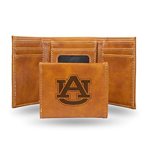 Image of Rico Industries NCAA Laser Engraved Trifold Laser Engraved Tri-Fold Wallet - Men's Accessory
