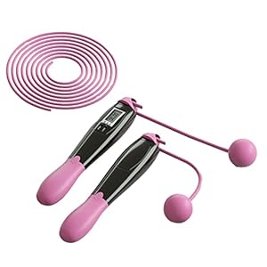 Springtouw voor kinderen,Calorieteller springtouw voor fitness | Nauwkeurig tellen LED High-definition scherm Fitness…