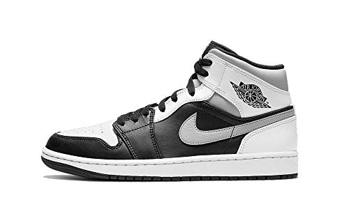 Nike Jordan 1 Mid White Shadow Black/Medium Grey-White 554724-073 (Numeric_10_Point_5)