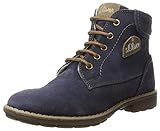 Pflegeleicht s.Oliver Mädchen 46215 Stiefel, Blau (Navy), 33 EU