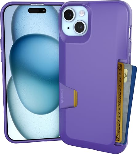 Étui pour carte caché iPhone 15 Plus Smartish pour éviter les pertes
