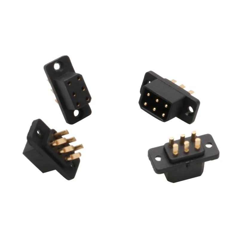MX6 MX10 piny złącza serwo VTOL szybkie podłączenie męskie wtyki żeńskie akcesoria modelarskie Adapter steru dla RC Turbojet Drone(5pairs MX10)