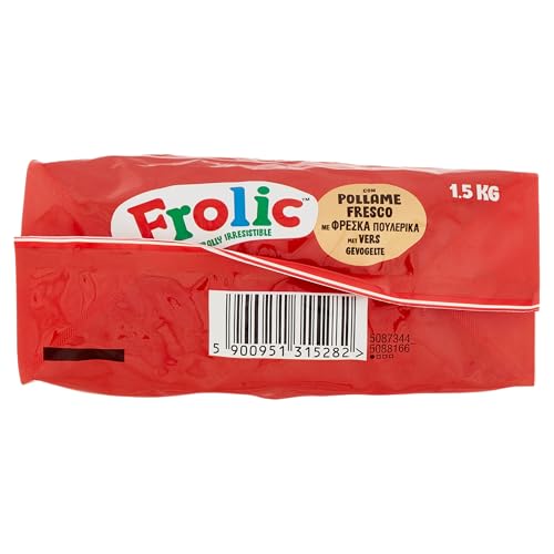 Frolic Complete Leckerli für Hunde, Trockenfutter mit frischem Geflügelgeschmack, 4 Beutel à 1,5 kg