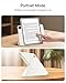SANDUODD for iPad Pro 13 inch Case M5/M4 (2025/2024), Multi-Angle Y Fold Stand Magnetic Premium PU Leather Full Protective Case with Hidden Pencil Holder (Cream White)