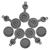 OSALADI Kompressionsbeutel Luftventile 8 Stück Tpu Kunststoff Ersatzventile für Vakuumbeutel Luftdichte Ventilkappen zur Aufbewahrung von Textilien und Reiseausrüstung