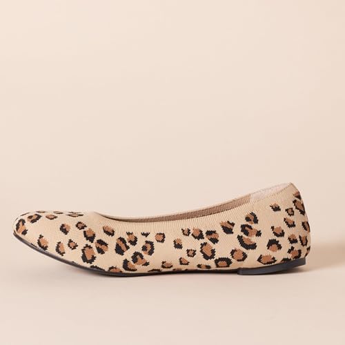Image of Amazon Essentials Women's Comfortable Round Toe Ballet Flats, Cushioned Memory Foam