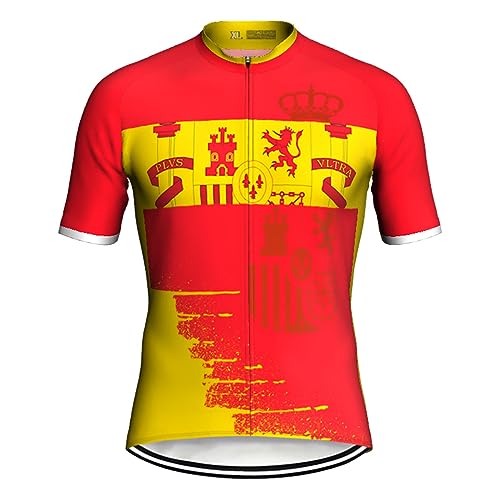 Maillots de cyclisme homme Espagne manche courte veste route