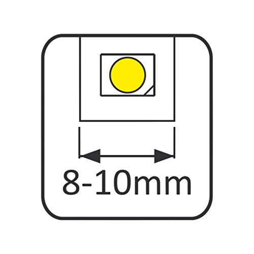 Profilato da incasso in alluminio anodizzato, set