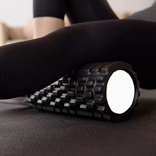 Image of Bodylastics Foot Massage Roller & 33cms Foam Roller for Plantar Fasciitis Pain Relief Ergonomic Designed for Reflexology Deep Tissue Muscle Revovery for Total Body