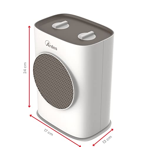 Radiateur céramique portable ARDES 1500W pour chauffer une table