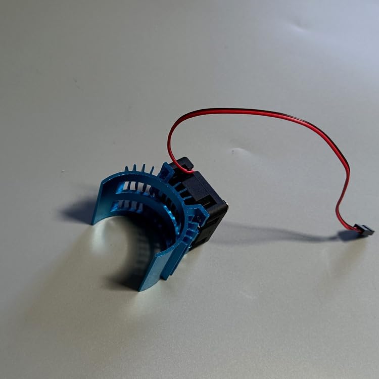 Motor Cooling Fin with Fan, Compatible with 540, 550, 555 Brushless and 3650, 3660 Motors