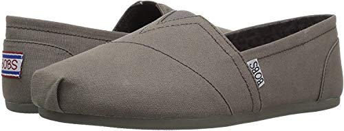 Image of BOBS from Skechers Women's Bobs Plush-Peace and Love Flat, Charcoal, 7 W US