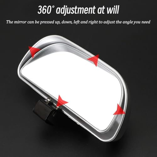 Mandark 5.71-Inch Rectangular Convex Blind-Spot Mirrors – Pair - Image 4