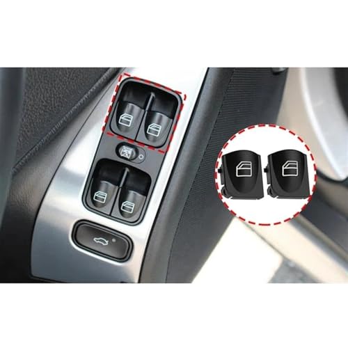 Tapas de botones para elevador de interruptor de coche Mercedes Benz W203 4