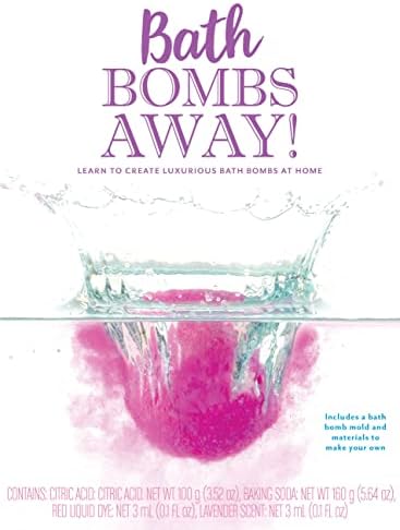Bath Bombs Away!: Learn to Create Luxurious Bath Bombs at Home - Includes a bath bomb mold and materials to make your own