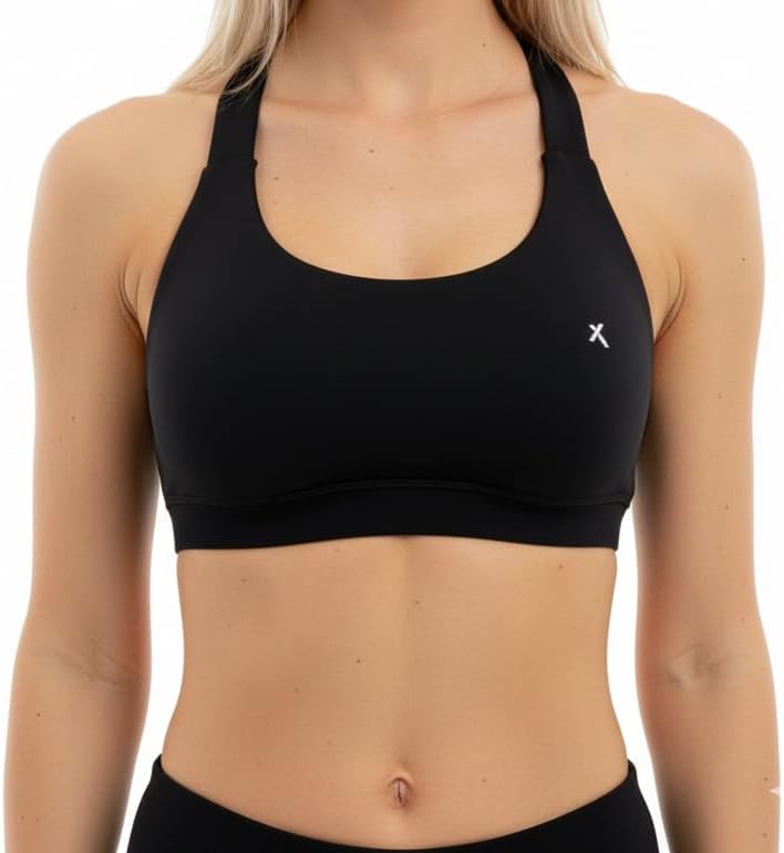 Made X Sculpt X Collection Women’s Halter Sports Bra - Supportive Activewear for Workout, Training & Everyday Wear
