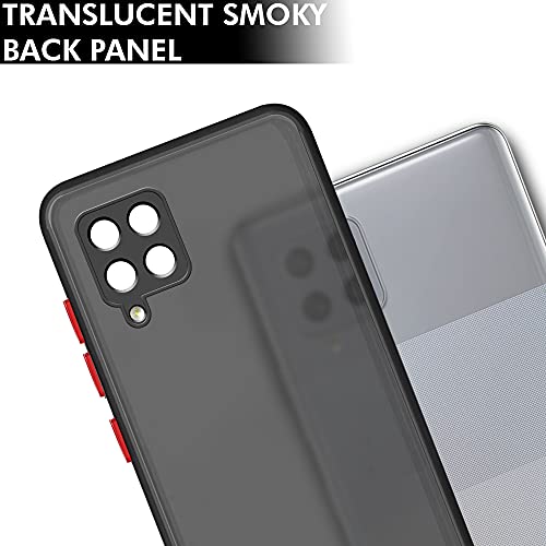 Image of TheGiftKart Translucent Hybrid Samsung Galaxy M42 5G Back Case Cover | Smoked Matte Back | 360 Degree Protection | Protective Hard Back Case Cover for Samsung Galaxy M42 5G