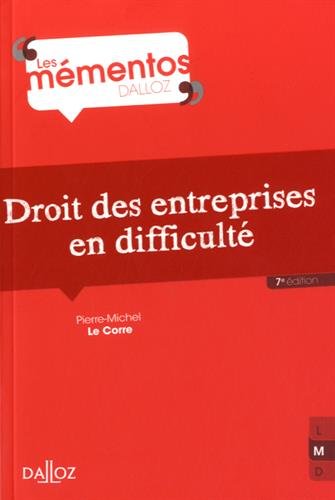 Droit des entreprises en difficulté - 7e éd.
