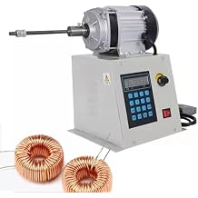 Digital Control Coil Winding Machine, Automatic Wire Winder, Max Coil Diameter 700mm, Winding Diameter Range 0.2mm3mm, Reverse Function,with Foot Switch 650W