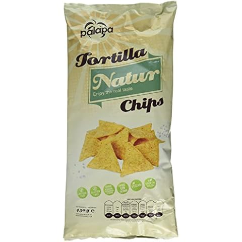 Palapa Tortilla Chips natur | 450 gr | Mexikanischen Küche | Ohne Konservierungsstoffe | Hervorragender Geschmack | Vegan Cover