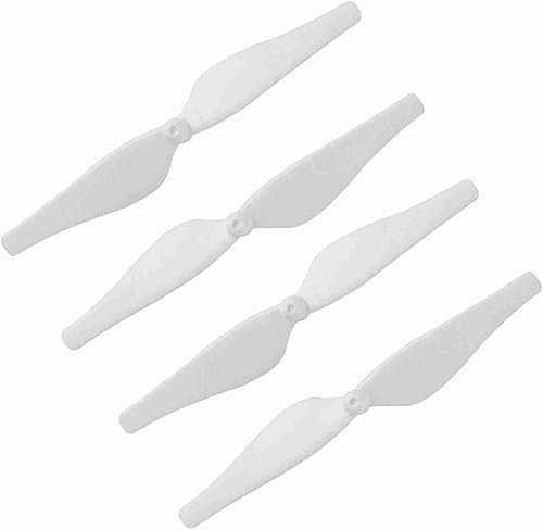 RiToEasysports Juego de 4 pares de cuchillas de hélice, juego de repuesto de hélice de dron ligero de fibra de carbono para DJI Tello (negro)