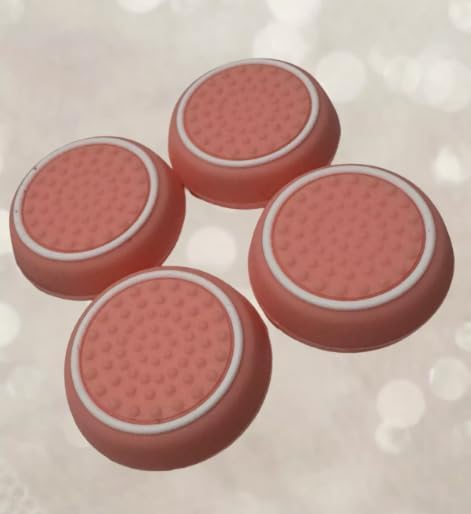 PearlBytes Thumb Grips compatible with PS4/PS5/XBOX Series, Quality Silicone Material - Gaming Accessories - 4pcs