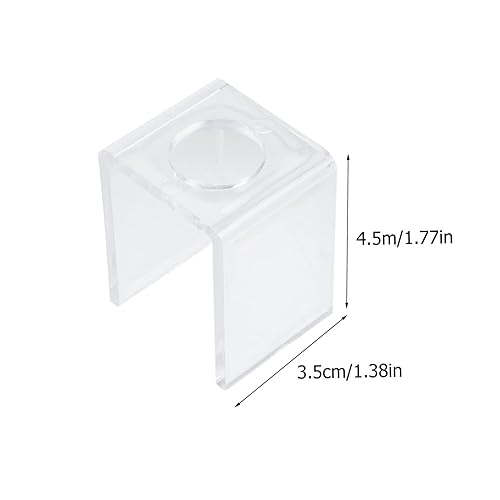 Didiseaon 2sets DIY Lipstick Tube Mold Holder Kit Lip Balm Making Mold for DIY Lip Gloss Rayon Lipstick(Transparent)