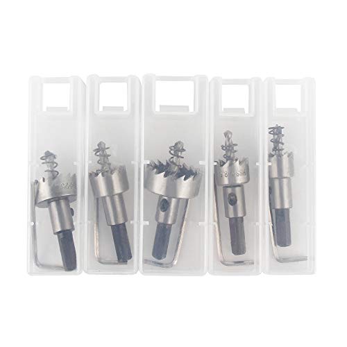 Kit de Brocas de Sierra de Agujero ELEOPTION 16-30mm 5 piezas miniatura 7