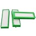 Produktbild 3er Set HEPA Allergie Effizienz Filter Pollenfilter für Vorwerk Kobold VR200 Staubsauger Filterwechsel Waschbar