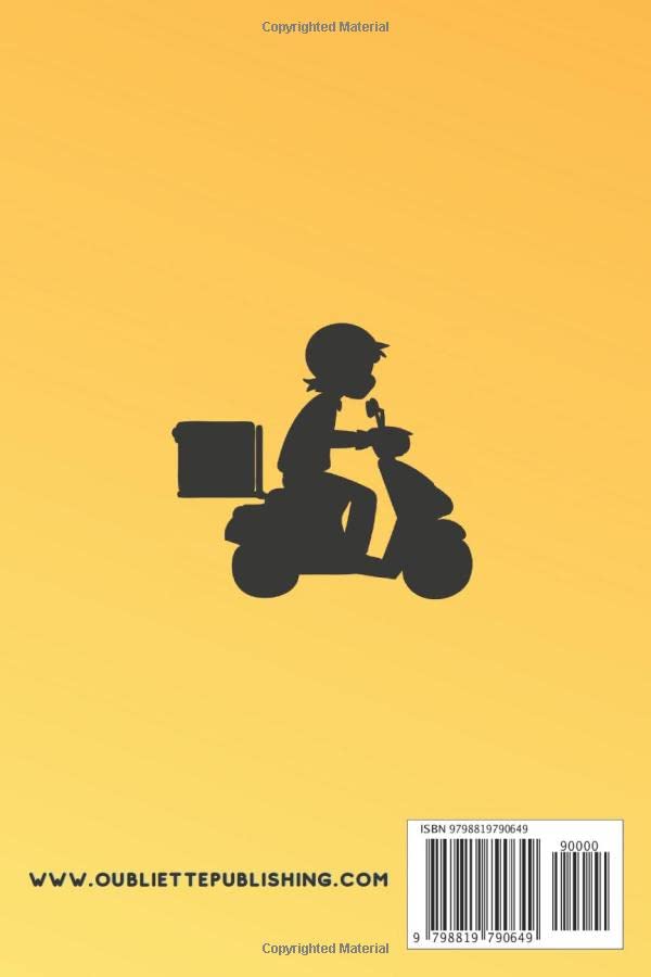 Miniatura 2 de Gig Driver Log Book Designed for Rideshare and Food Delivery Drivers (Sunset Yellow) Mileage Log Book