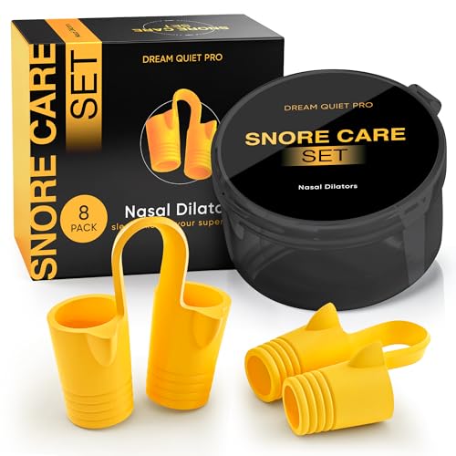 Nasal Dilators - Silicone Nose Clips for Better Sleep – Nasal Dilators for Sleeping and Breathing...