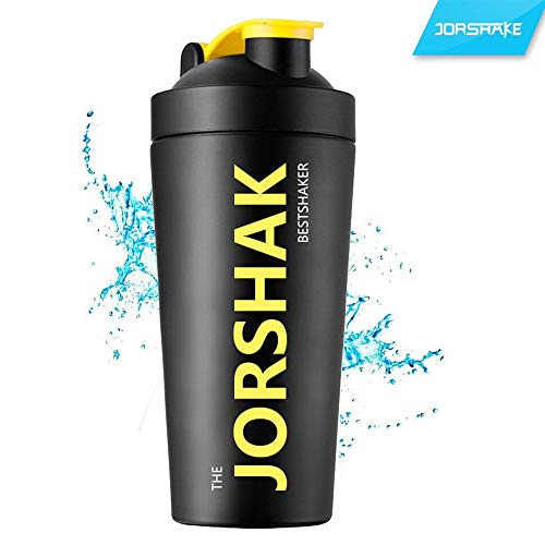 Jorshake Fitness Acero Inoxidable proteína Coctelera