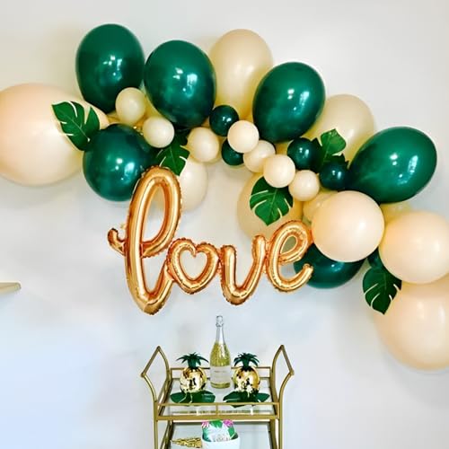 Voircoloria Dark Green Balloons, 66pack 12inch Green Latex Party Balloons for Birthday, Graduation, St. Patrick's Day, Christmas, Baby Shower, Dinosaur Party, Anniversary Party Decorations - 4
