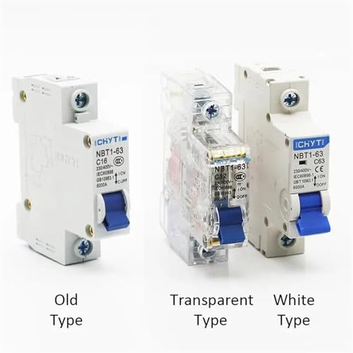 Interrupteur à air miniature avec coque transparente disjoncteur 1P 220V - 4