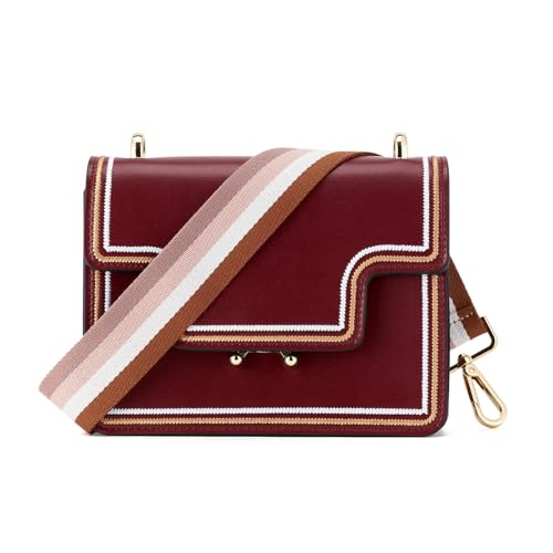 Image of ZOOEASS Wide Shoulder Strap Adjustable Replacement Belt Guitar Style Crossbody Bag Handbag Strap Multicolor Canvas Straps(Wide:1.5in)(Color35)