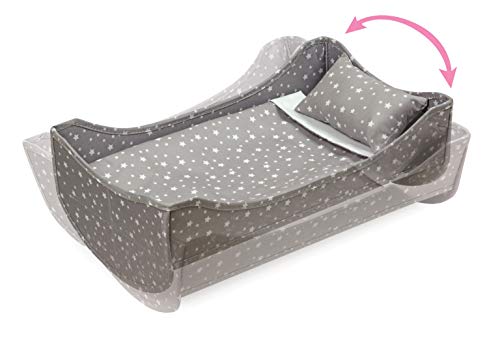 Badger Basket Travel and Tour Trolley Carrier Set for 18-Inch Dolls with Folding Bed and Accessories – Gray Stars by Badger Basket - Image 7