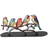 Vogels op Takornamenten Ambachtelijke Acryl Kleurrijke Levendige Dierenstandbeelddecoratie, Conil...