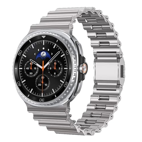 Bracelet Samsung Galaxy Watch 8 Aimanté sans Espace Finition Métal