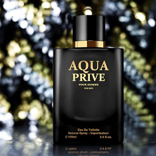 Image of AFLUXE 2PCS Valentine Milano /Aqua Eau De Toilette for Men-Fresh,Romantic Scent Perfume for Men 3.4 Fl Oz Each Mens Cologne For All Skin Daily Used