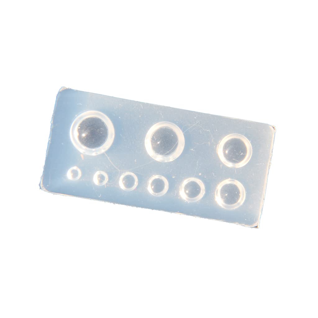 Nail Decoration Silicone Mold Acrylic Artificial Nails Mold Resin Nail Art Casting Molds Oval Round Nail Art Molds