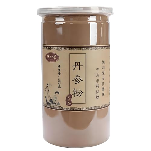 250g De Polvo De Dan Shen Silvestre Chino Salvia Miltiorrhiza Método De Molienda Antiguo Hierba Original China Sin Aditivos Té Perfumado Que Calma La Mente Y Mejora El Sueño Alimento Verde