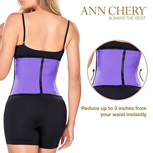 Image of Ann Chery 2021 Latex Waist Trainer for Women |3 Hook Body Shaper|High Compression Colombian Waist Cincher |Daily & Sports Use